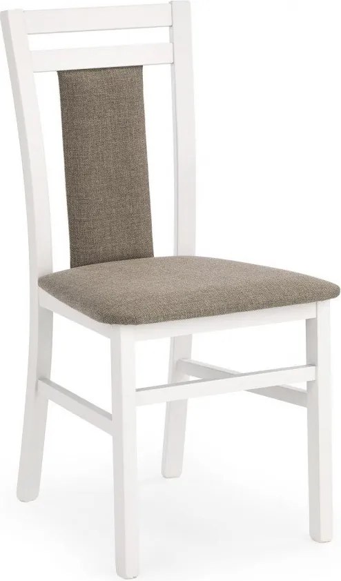 Sedia Hubert 8 grigio bianco materiale Inari23