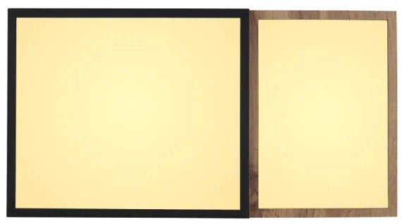 Globo 67286-30 - Plafoniera LED GUNDI LED/30W/230V marrone/nero