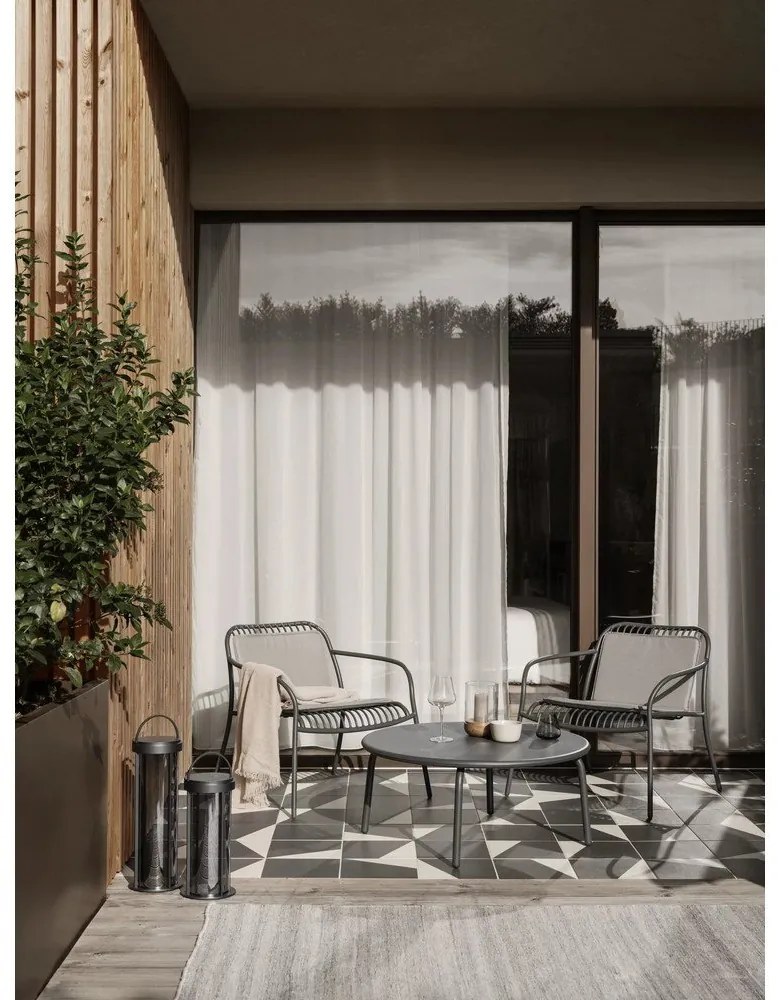 Sedile da giardino grigio 45,5x75 cm Yua - Blomus