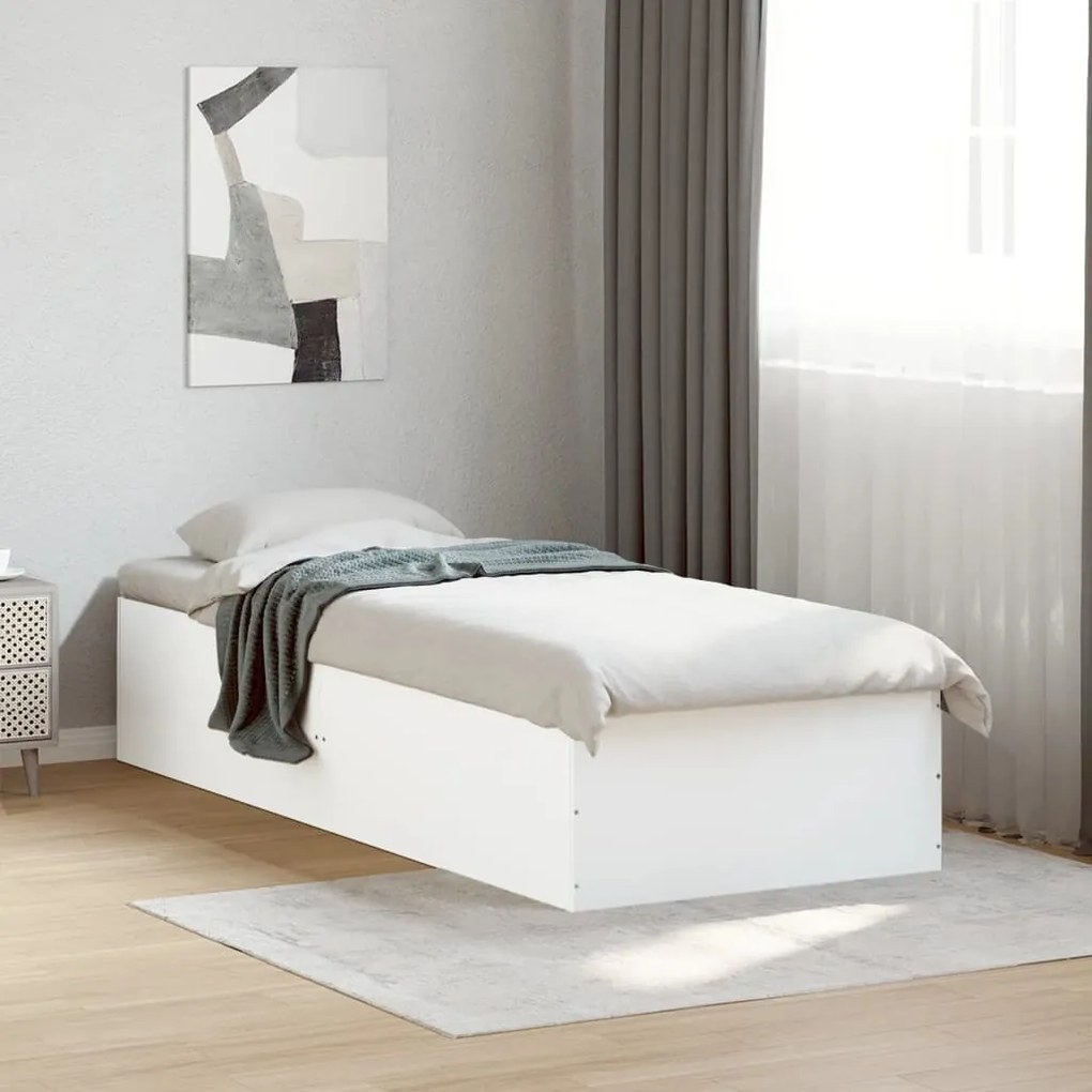 Giroletto bianco 100x200 cm in legno massello