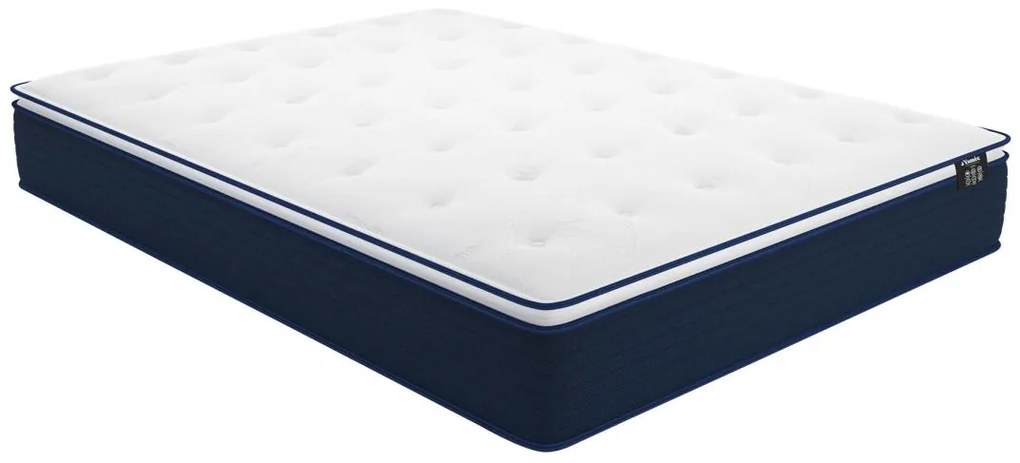 SALDI -  Materasso matrimoniale a molle insacchettate e topper integrato 160 x 200 cm - ALTIER di DREAMEA