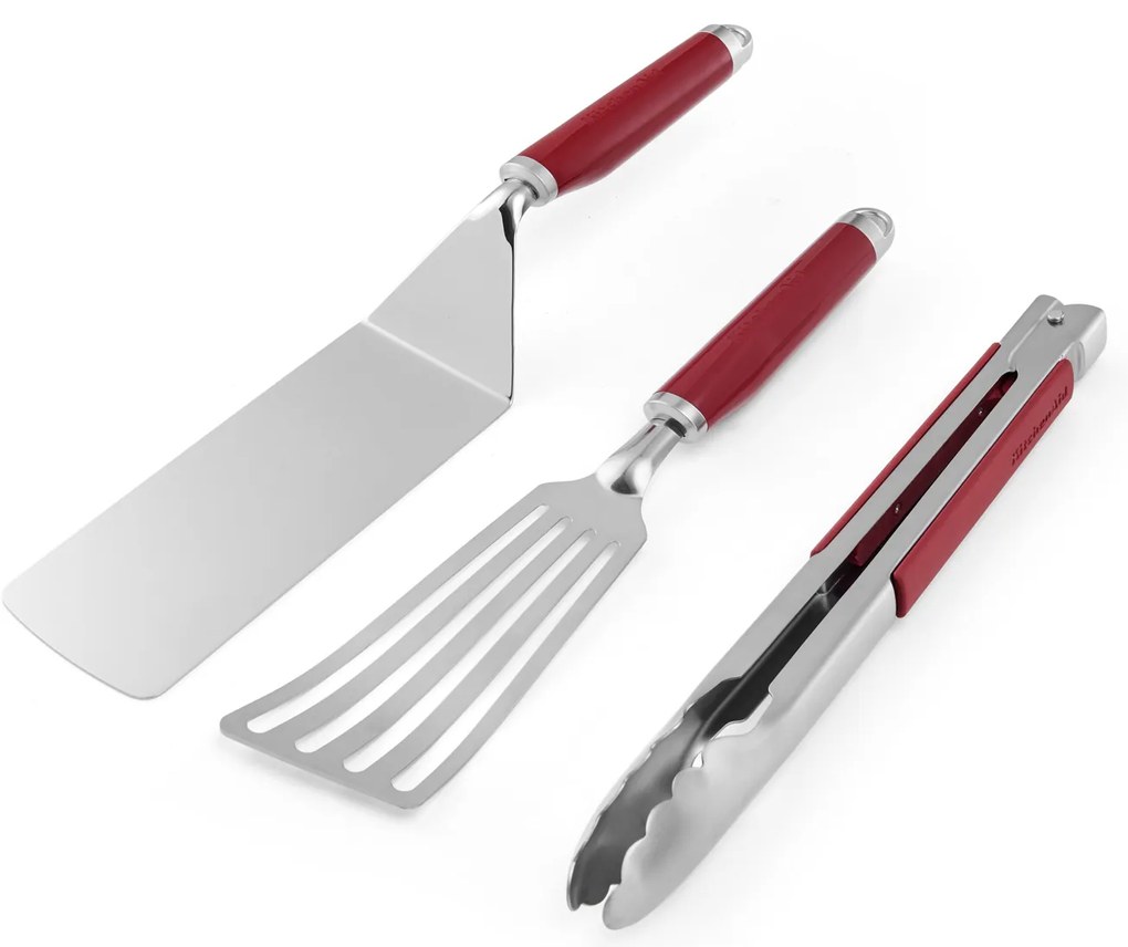 Set 3 utensili per griglia KitchenAid