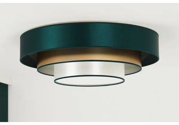 Duolla - Plafoniera LED LUNETA LED/26W/230V diametro 60 cm 4000K verde/oro