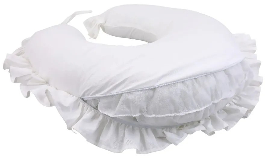 Cuscino per allattamento in crema - Mila Home