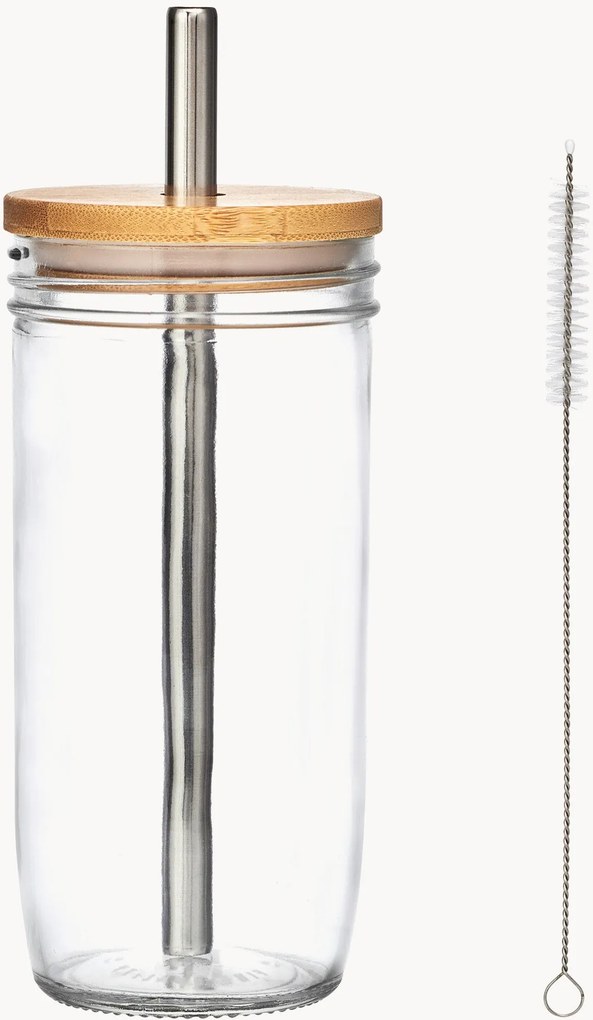 Tazza con cannuccia in acciaio inossidabile La Cafetière