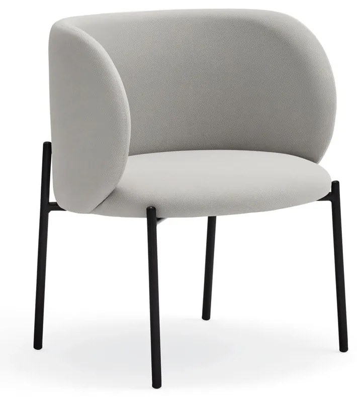 Poltrona grigio chiaro Mogi - Teulat