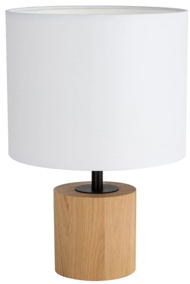 Spot-Light DO708191174 - Lampada da tavolo KRETA 1xE27/25W/230V pino/bianco