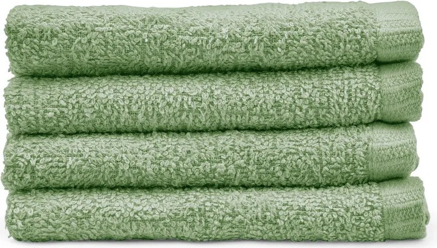 Set di asciugamani con asciugatura rapida/tipo terry verdi in cotone 4 pz 30x30 cm Quick Dry – Catherine Lansfield