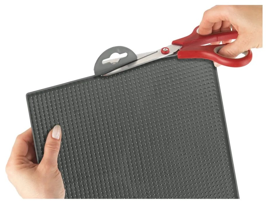 Tappetino scolapiatti grigio in gomma 40x30 cm Maxi – Wenko