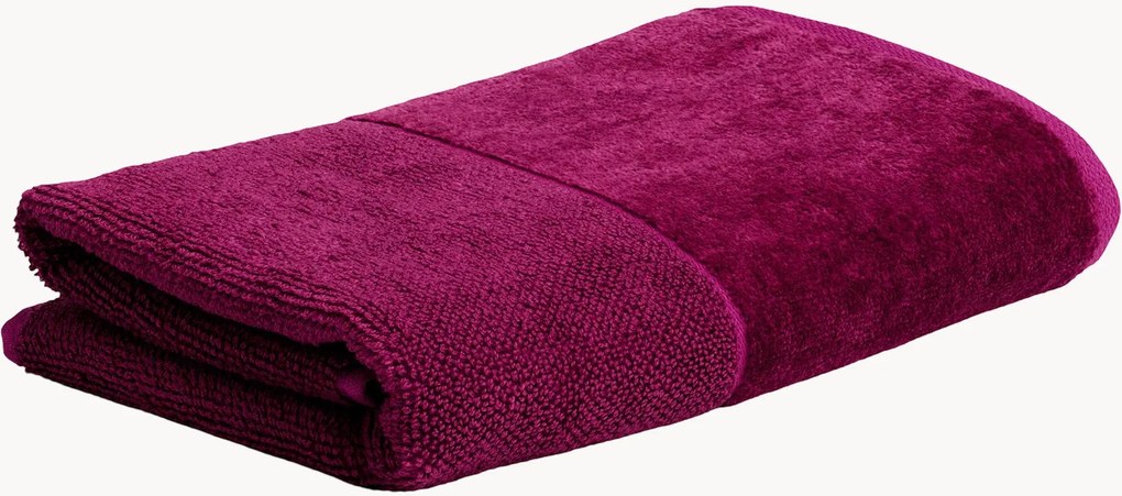 Asciugamano con bordi in velluto Bamboo Luxe
