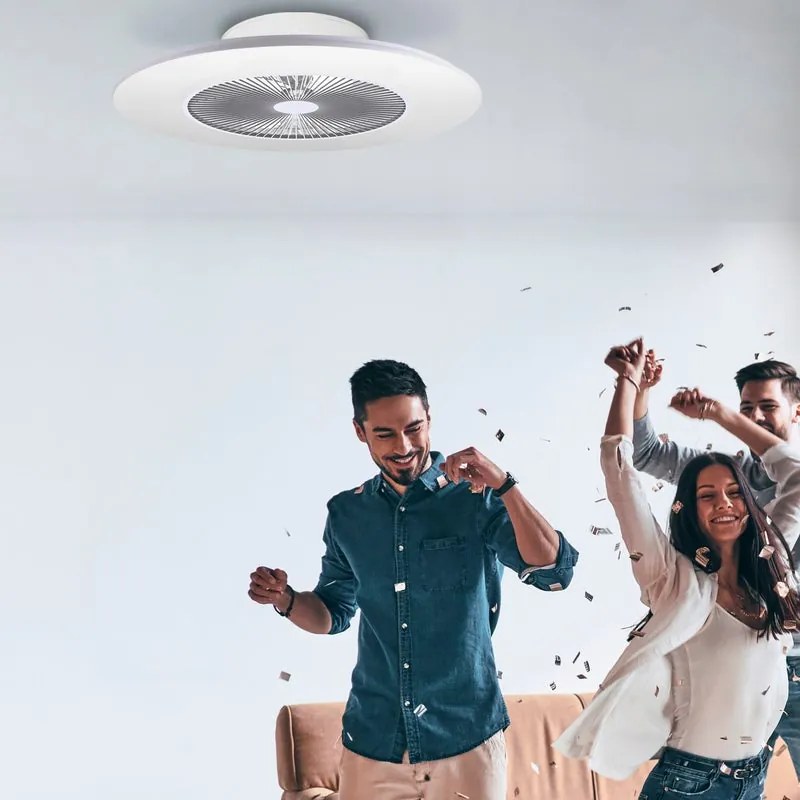 Ventilatore da soffitto Daiquiri XL bianco , D. 80 cm SULION