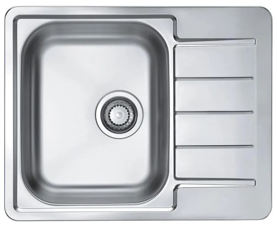 ALVEUS 1125356 - Lavello della cucina LINE 61,5x50 cm opaco acciaio/raso