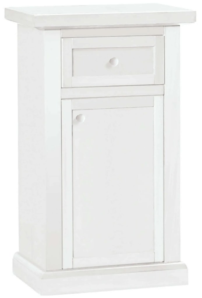 KALEB - mobile portatelefono in legno massello cm 46 x 31 x 76 h