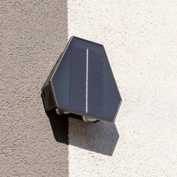 Immax 08488L - Lampada solare da parete LED 2W 5V IP54 con sensore