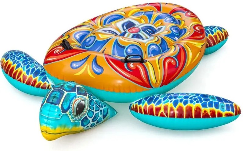 Bestway Figura Gonfiabile Tartaruga Mediterranea 183x173 cm +3 Anni Spiaggia Piscina