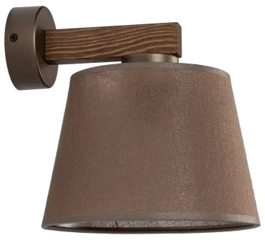 Brilagi - Lampada da parete LATTE 1xE27/15W/230V pino/marrone