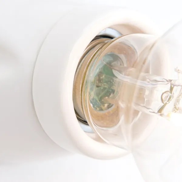 Orion - Lampada da parete FROST 1xE27/60W/230V bianca