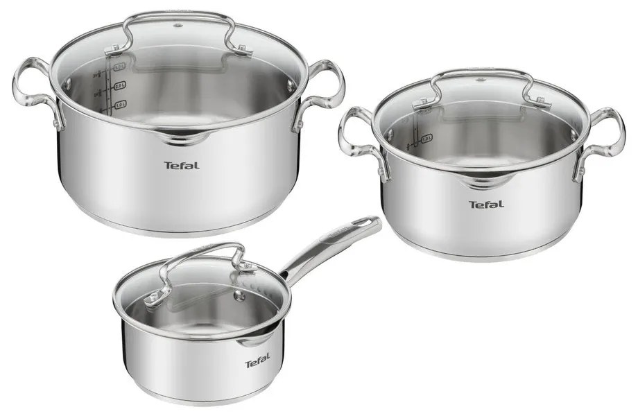 Set di pentole in acciaio inox 6 pz DUETTO+ G719S655 – Tefal