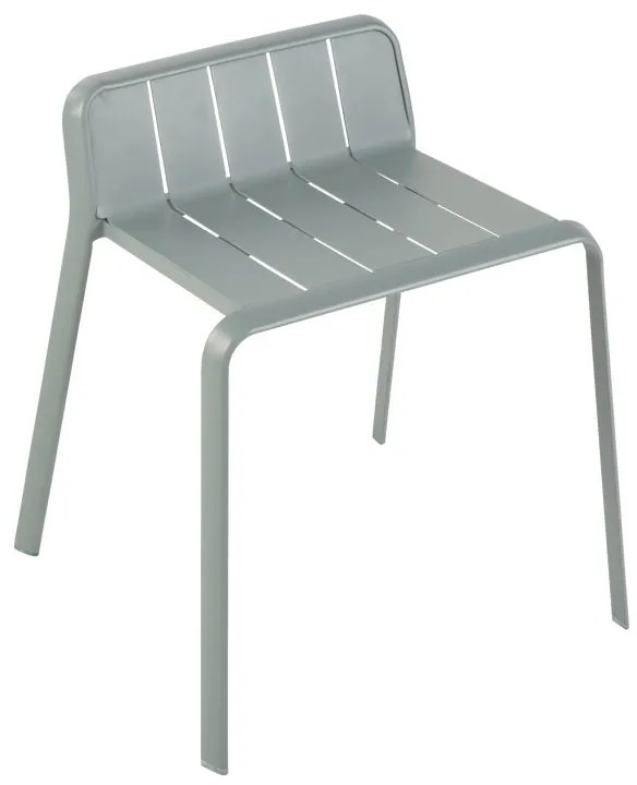 Sgabello da giardino in alluminio blu Idaho NATERIAL, seduta in alluminio