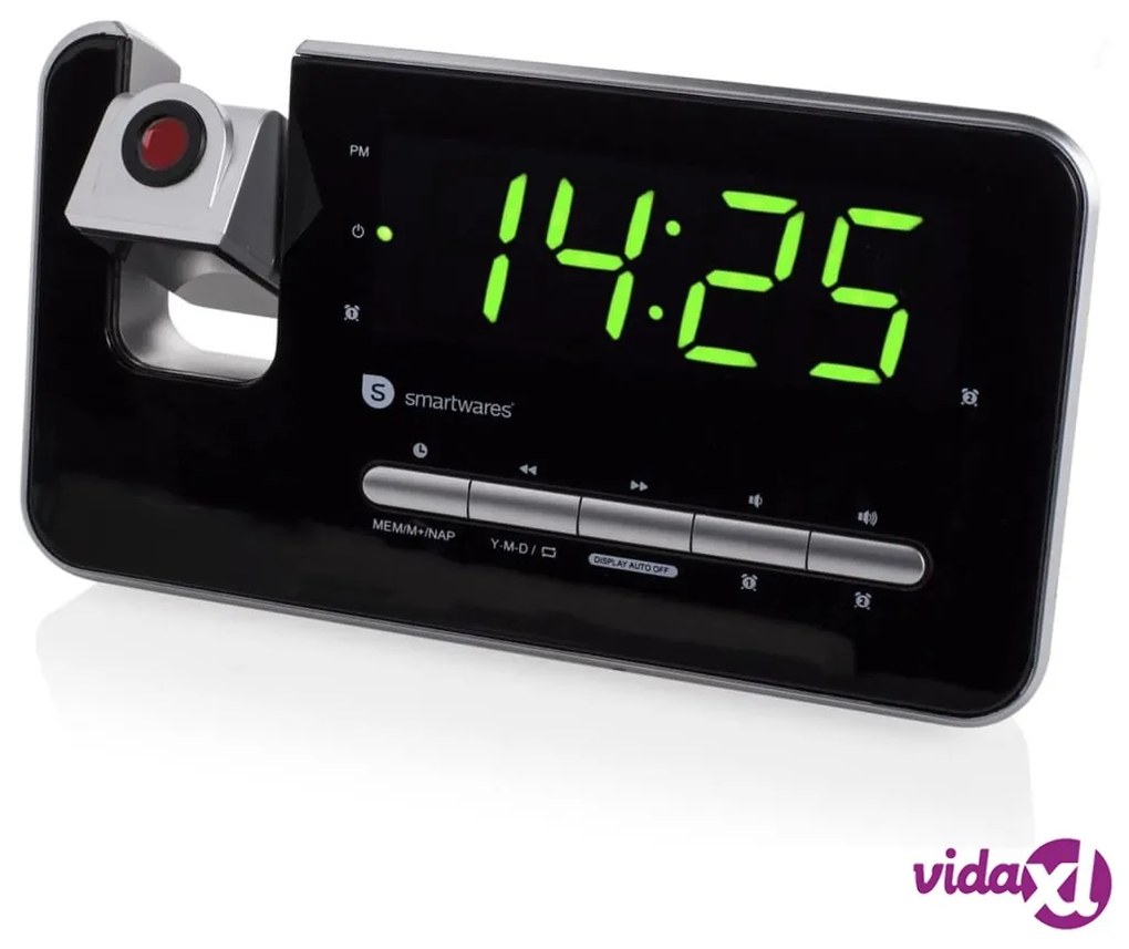 AudioSonic Radiosveglia Digitale 2 in 1 Nera