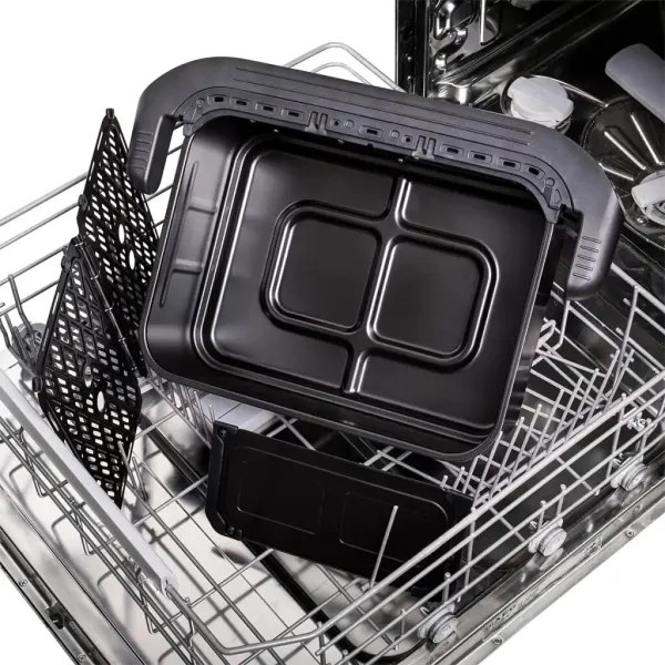 TESLA Electronics AirCook - Friggitrice ad aria digitale duale 10 l 2400W/230V