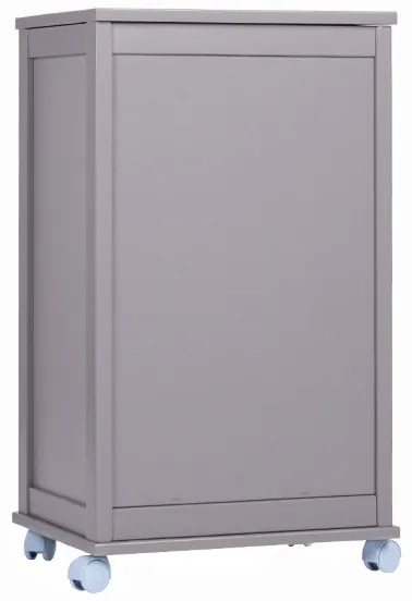 Carrello mobiletto con ante a ribalta e piano in mattonelle TORTORA