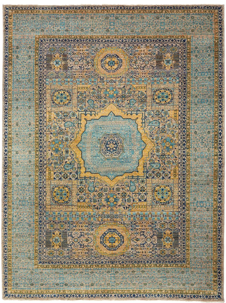 Mamluk Tappeto 210 x 280 Grigio (Pakistan) Annodato A Mano