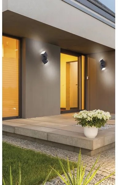 Paul Neuhaus 9722-13 - Applique LED da esterno RYAN 2xLED/5W/230V IP54