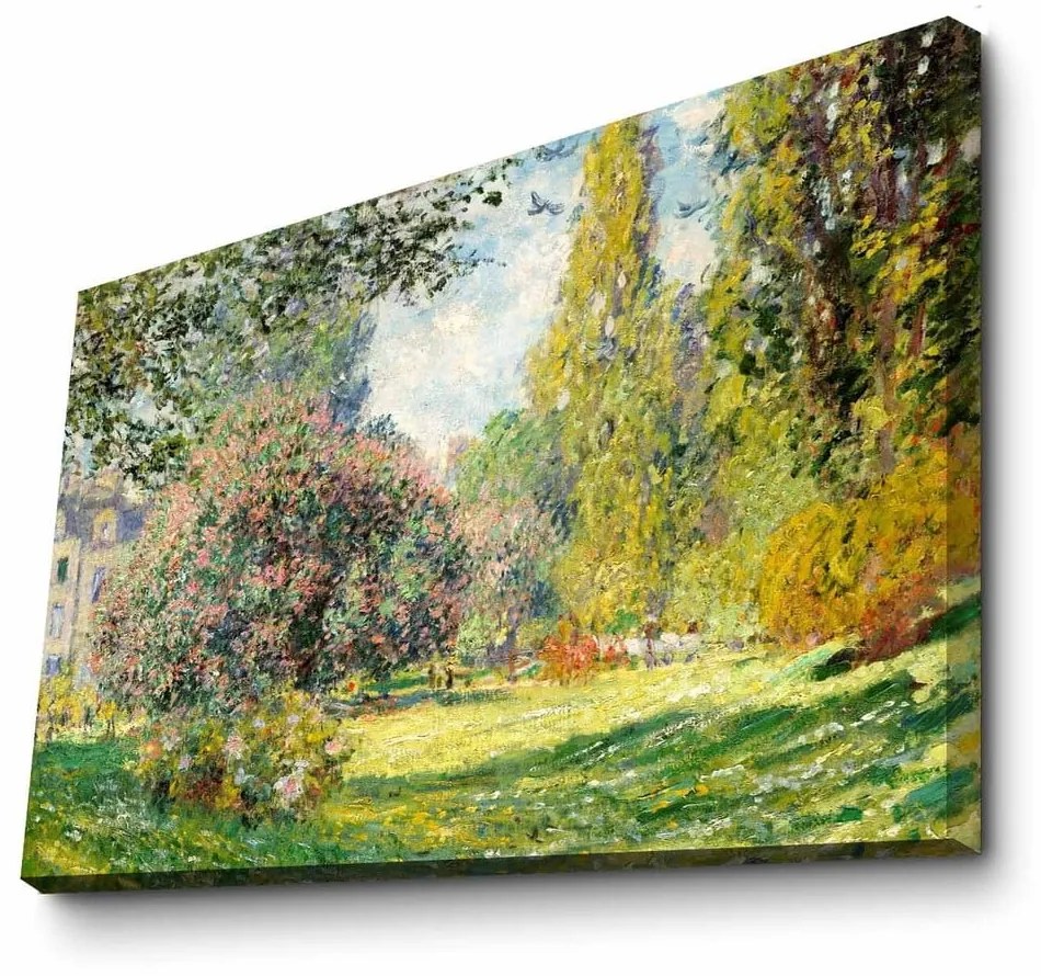 Riproduzione murale su tela, 100 x 70 cm Claude Monet - Wallity