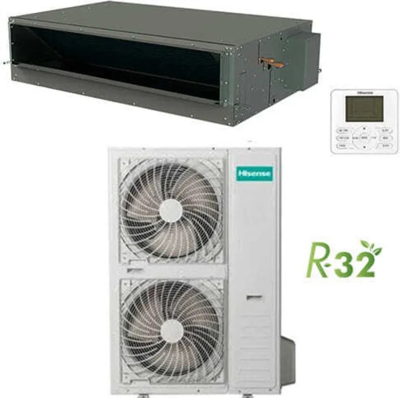 Climatizzatore Condizionatore Hisense Canalizzabile R32 Trifase 60000 BTU AUD175UX4REH8 INVERTER