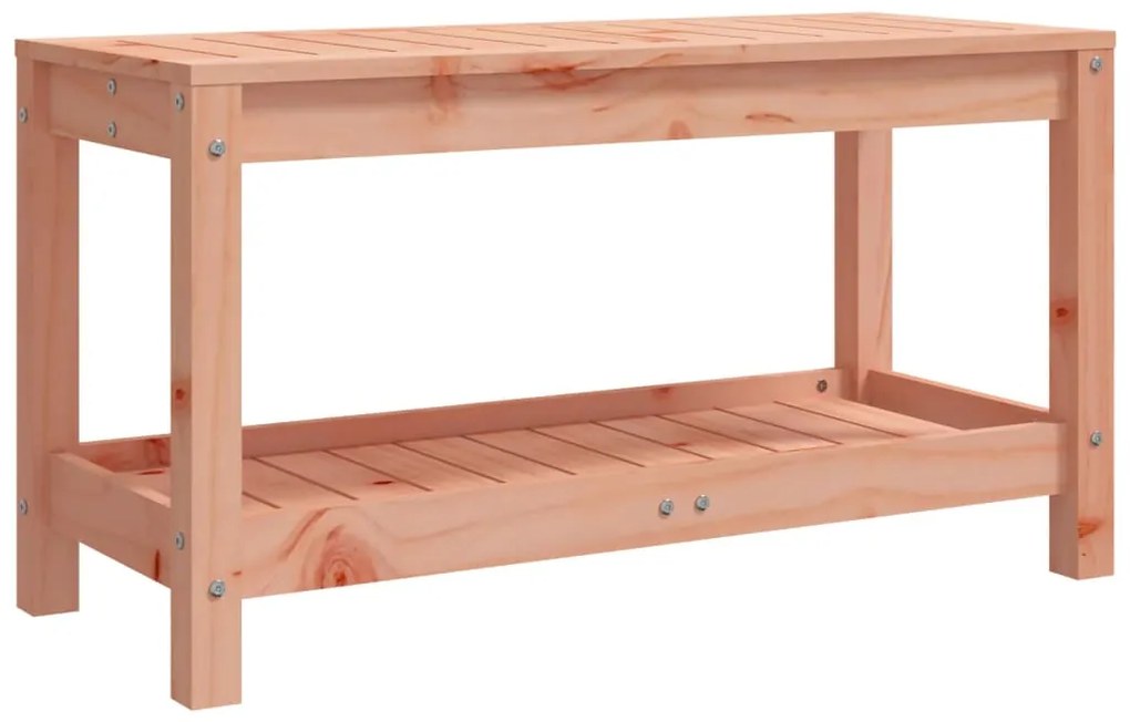 Panca da giardino 82,5x35x45 cm in legno massello di douglas