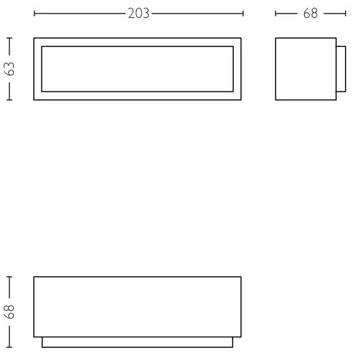 Philips 17354/93/P3 - Applique a LED da esterno LED/4,5W IP44