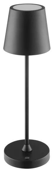 Brilliant - Lampada da tavolo LED ricaricabile dimmerabile a sfioramento ELORA LED/2,5W/5V 2700K IP44 nera