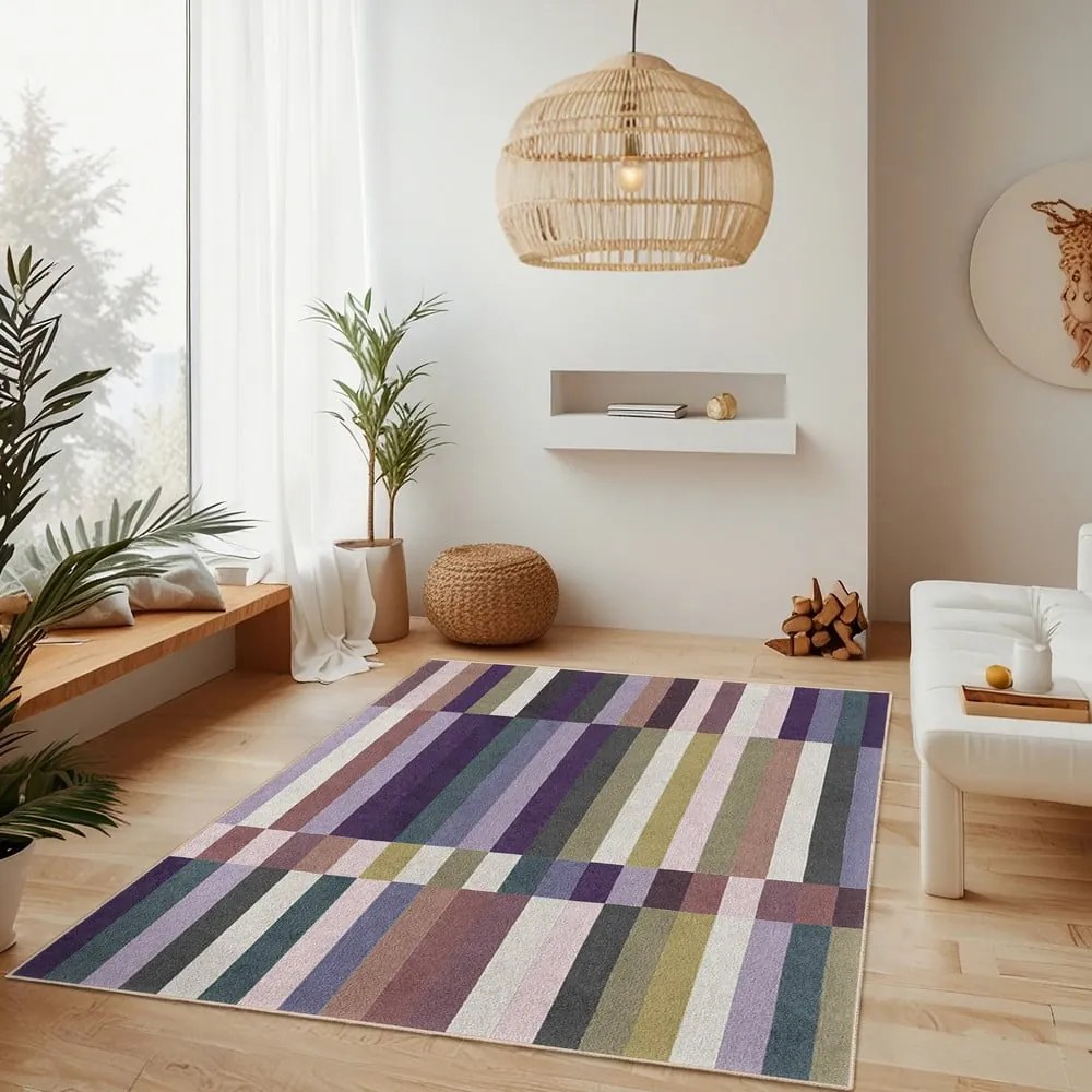 Passatoia viola lavabile 60x230 cm Purple Rain – Mila Home