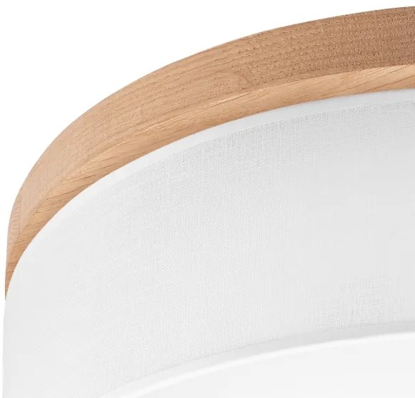 Brilagi - LED Plafoniera BELLADONNA 3xE27/15W/230V bianco/quercia