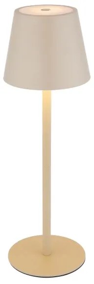 Globo 58488S - Lampada da esterno ricaricabile a LED dimmerabile con comando a sfioramento VANNIE 3W/5V IP54 1800 mAh