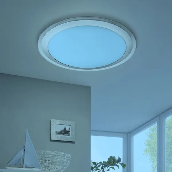 Eglo 33255 - Plafoniera dimmerabile LED RGBW COMPETA-C LED/17W/230V Ø43 cm