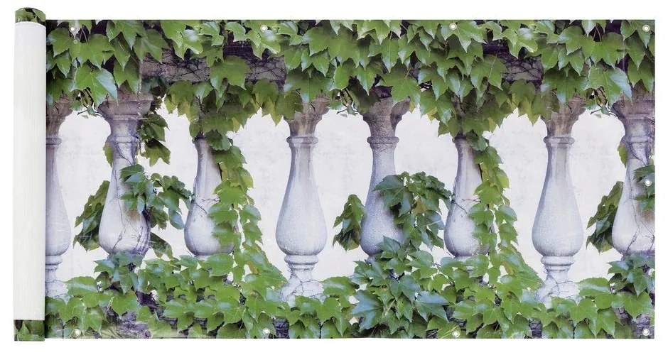 Schermo per balcone in plastica verde 500x85 cm - Maximex