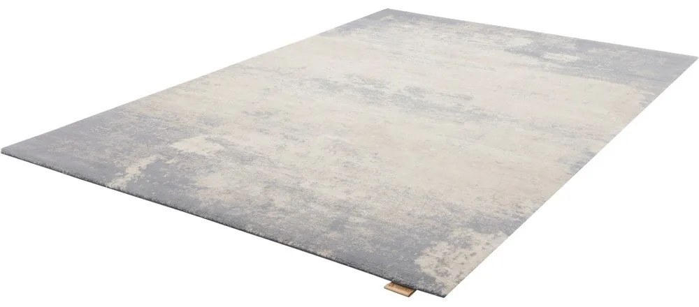 Tappeto in lana grigio crema 120x180 cm Bran - Agnella