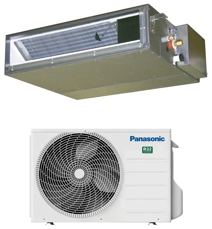 Condizionatore a muro monosplit PANASONIC CANALIZZATO 9000 BTU 9000 BTU classe raffreddamento A+, bianco