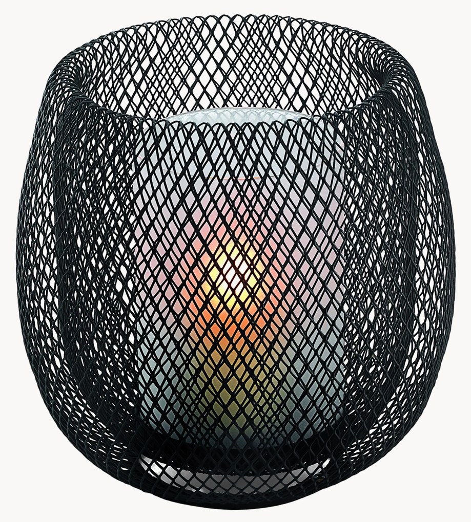 Portacandela in metallo Mesh