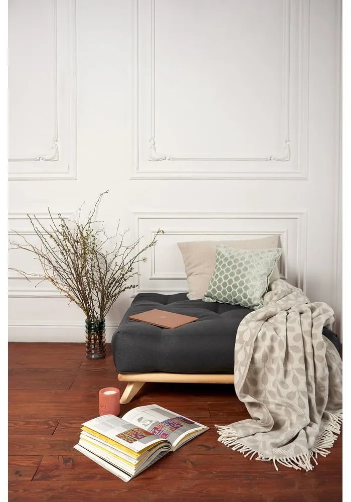 Poggiapiedi Naturale Chiaro/Grigio Senza - Karup Design