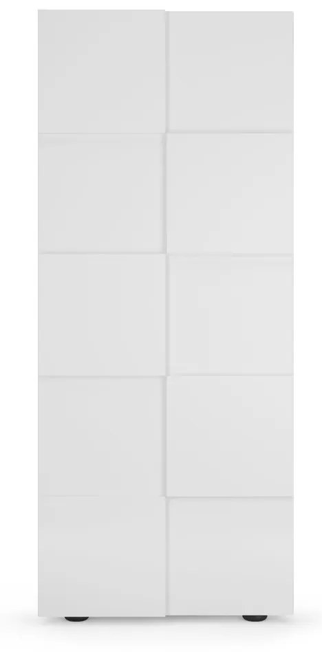 Mobile ingresso appendiabiti 78 x 187 Bianco lucido - Chess