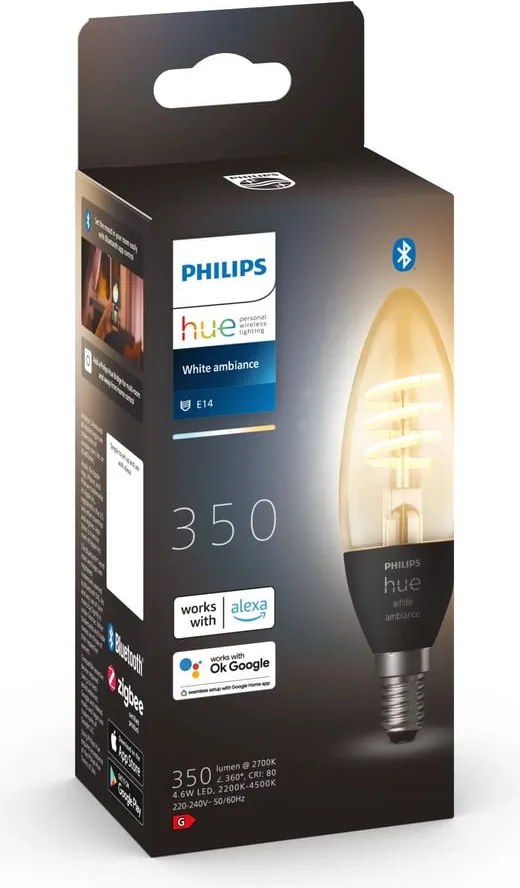 Lampadina smart a filamento E14, 5 W White ambiance - Philips Hue