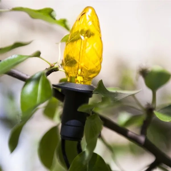 Luci natalizie a LED per esterni CONE FILAMENT 20xE10 19 m multicolore / bianco caldo IP44