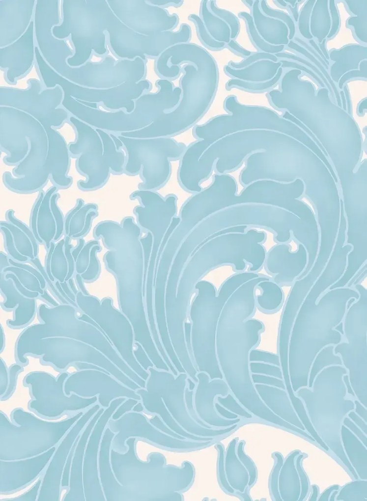 Little Greene Carta da parati Tulip - Powder Blue