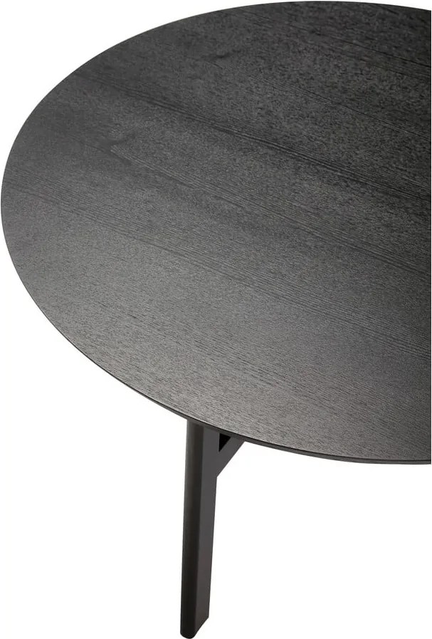 Tavolino da caffè rotondo nero ø 80 cm Fjord - Hübsch