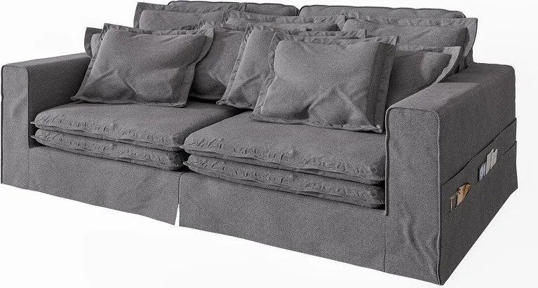Divano grigio 236 cm Nora – Ropez
