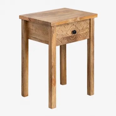 Comodino in legno di mango Maraja Style Legno di mango - Sklum