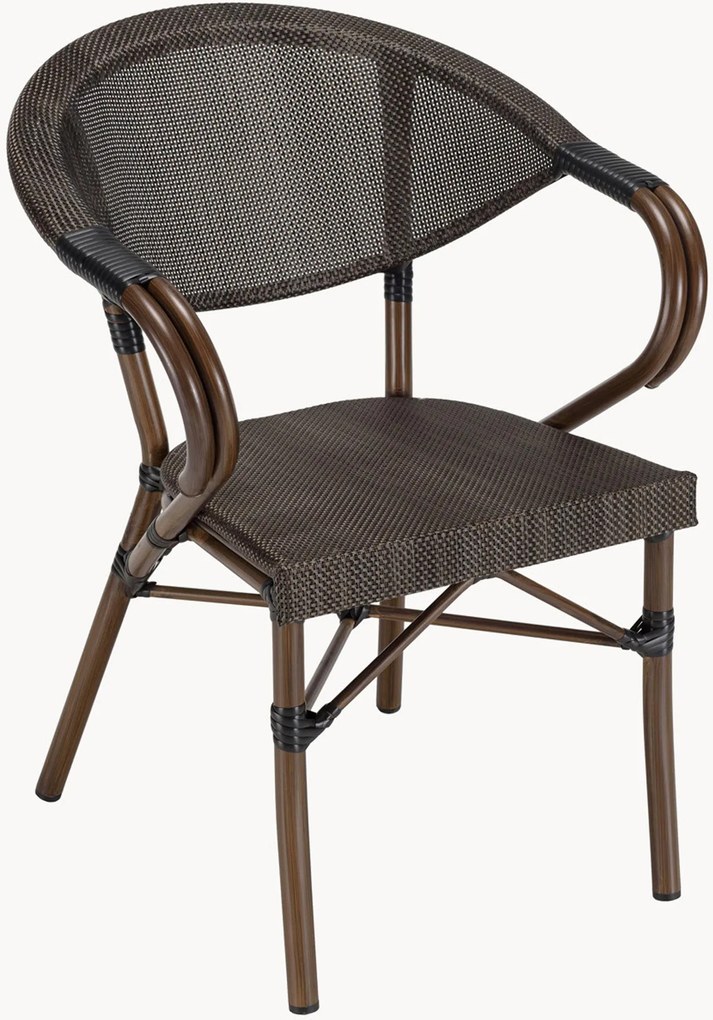 Sedie da pranzo da giardino Vianney, set da 2